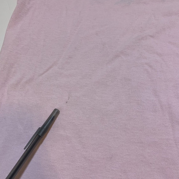 Vintage 90s Georgia Single Stitch Hanes 50/50 Made in USA Pink T-Shirt Medium - Picture 9 of 12